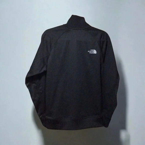 The North Face Men's Tech Full-Zip Fleece Black Jacket Small Custom Embroidered - Picture 2 of 4
